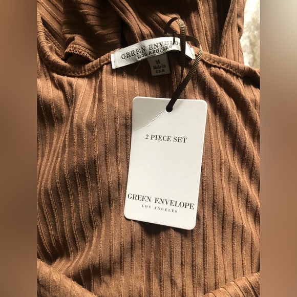 Green Envelope Cardigan Set - Size M - Picture 5 of 6